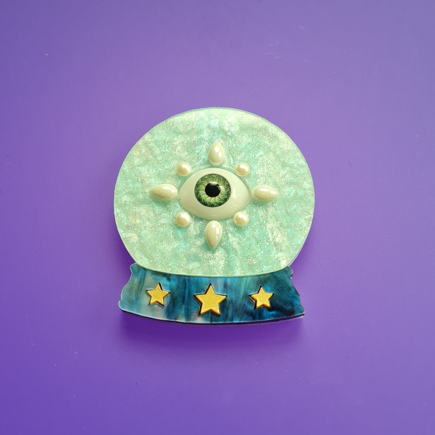 Crystal Ball Brooch