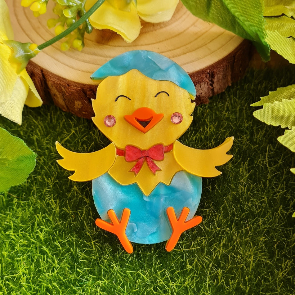 Spring Chick Brooch or Necklace