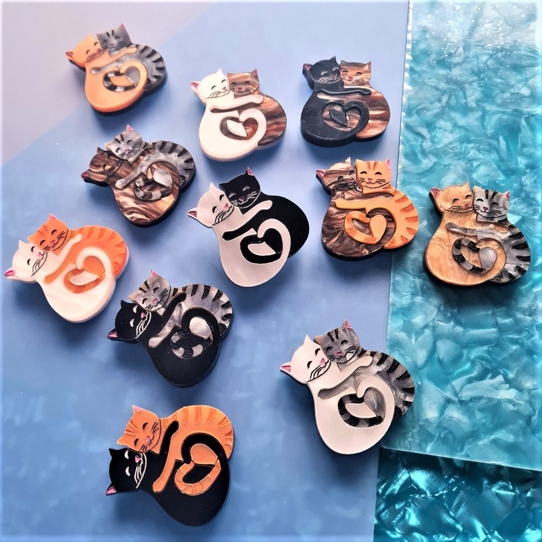 The Purrfect Match Mini Brooch or Necklace