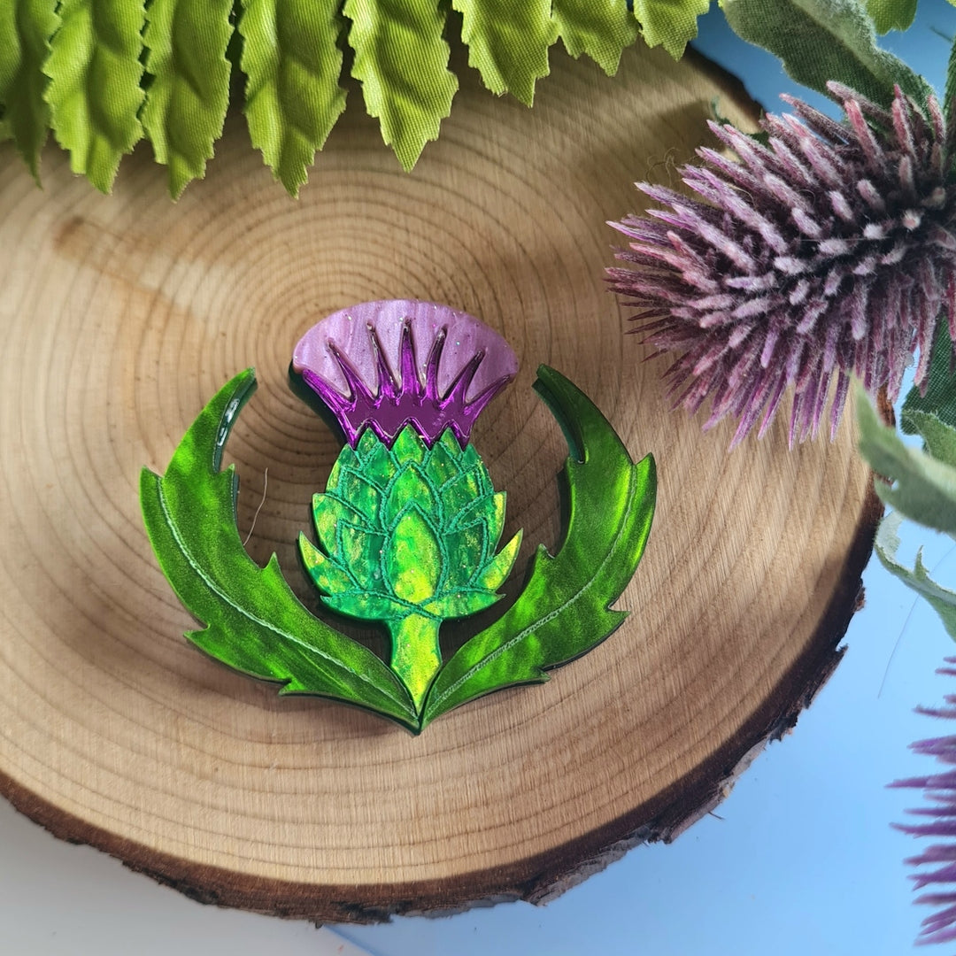 Thistle Pin Brooch