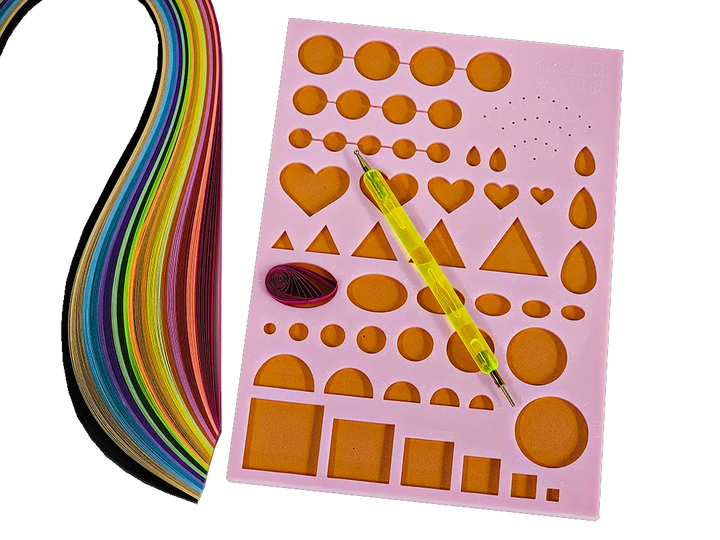 Pink Quilling Tool Board F07M3-3-pink