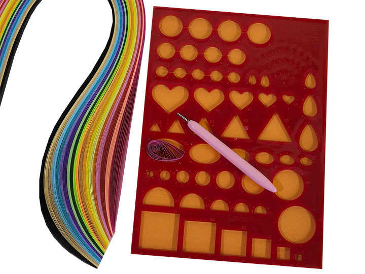 Red Quilling Tool Board F07M3-3-red