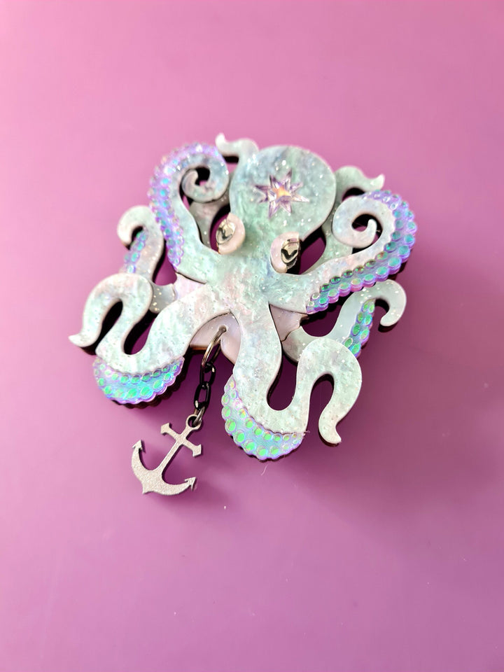 Octopus Brooch or Necklace — Cosmic Rock