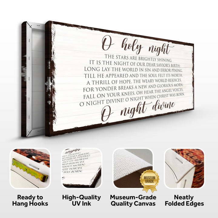 O Holy Night Christmas Sign II