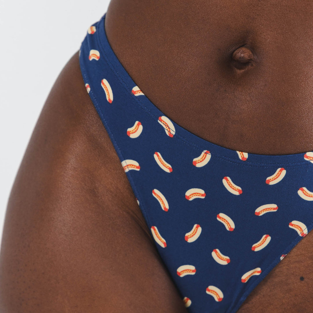 The Itty Bitty Buns | Hotdog MicroModal Thong