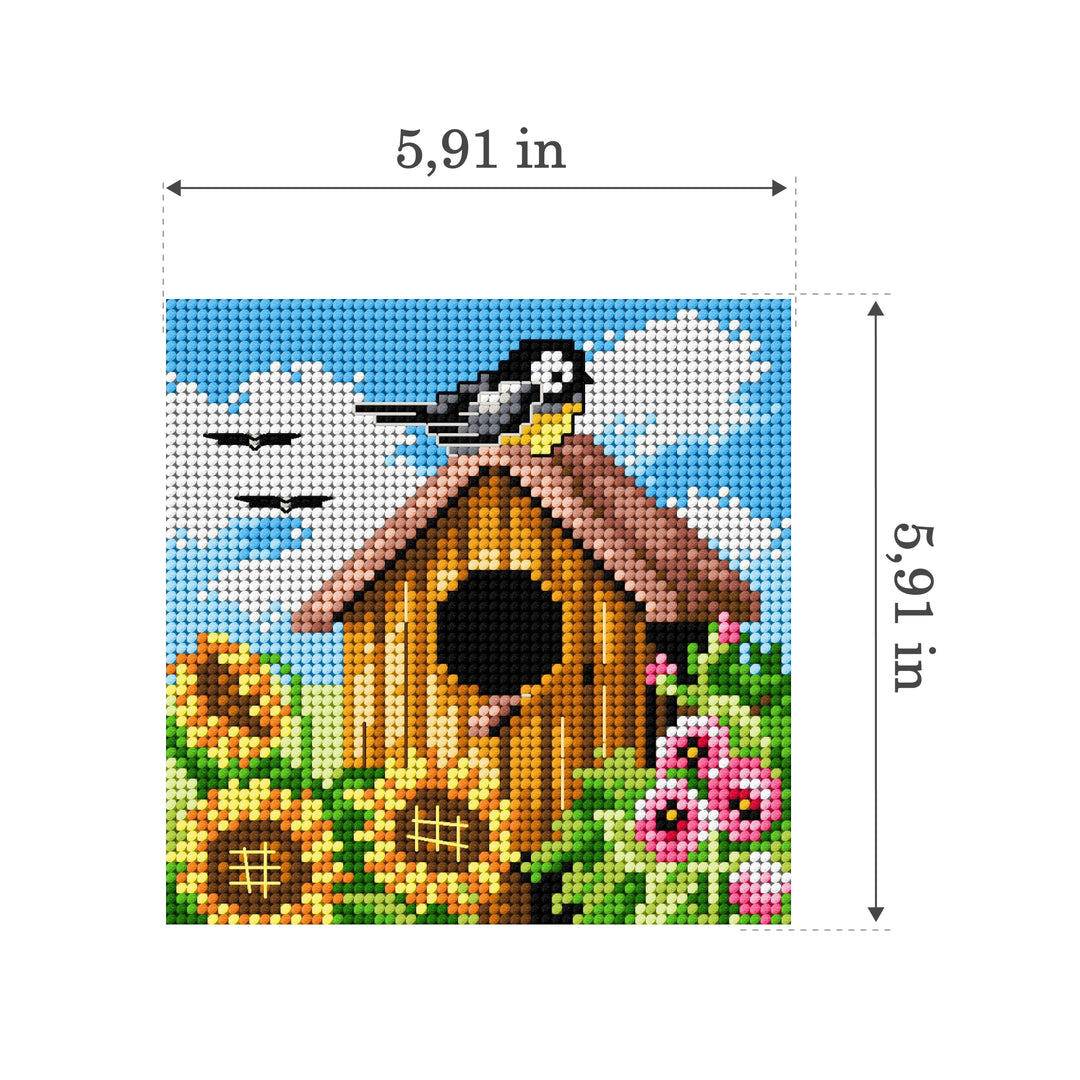 Gobelin canvas for halfstitch without yarn Four Seaseons - Summer 2306D