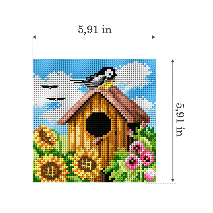 Gobelin canvas for halfstitch without yarn Four Seaseons - Summer 2306D