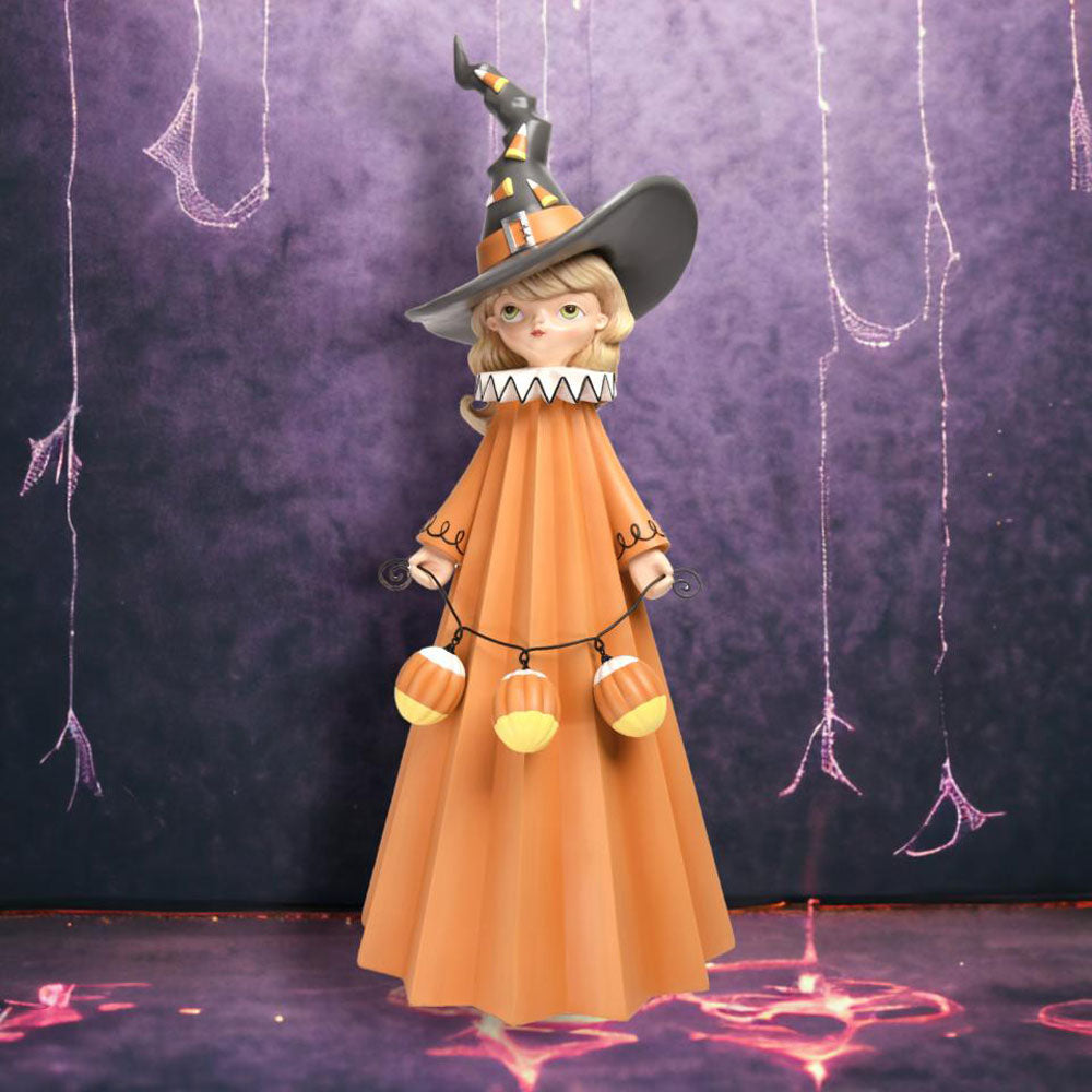 24" Witch Girl w/Candy Corn Min/2 by December Diamonds image