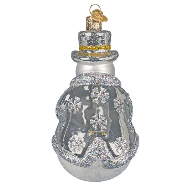 Sterling Snowman Ornament