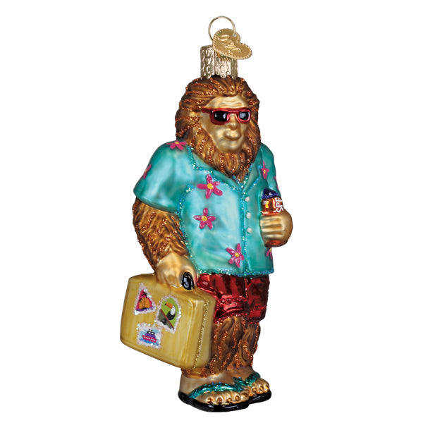 Sasquatch Gone Tropics Ornament