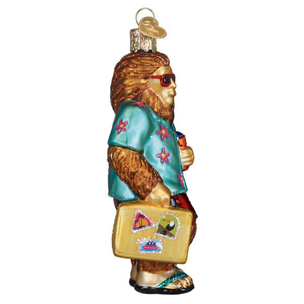 Sasquatch Gone Tropics Ornament