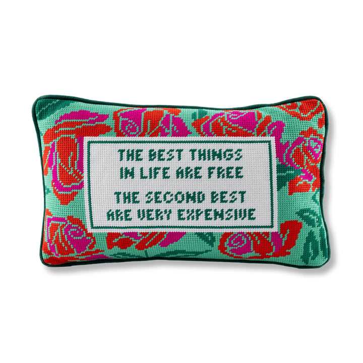 Expensive Needlepoint Pillow