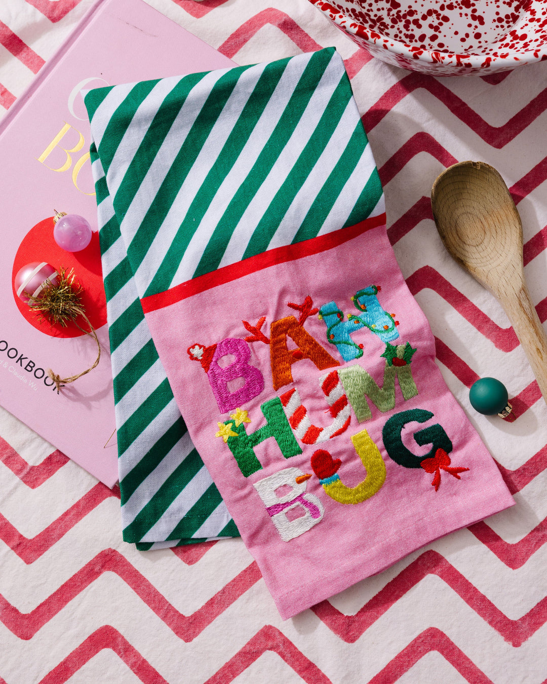 Bah Humbug Dish Towel