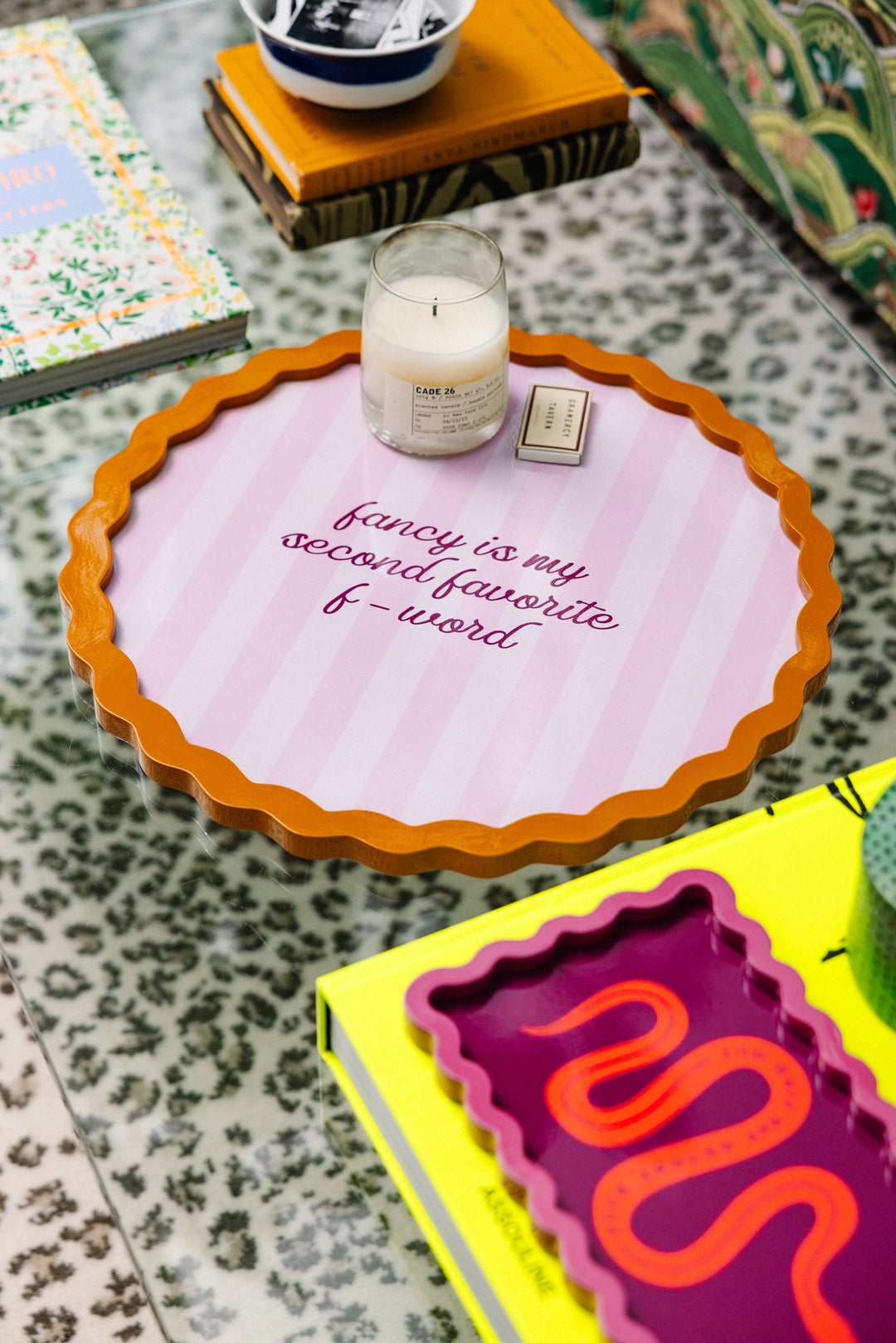 Fancy Large Lacquer Tray