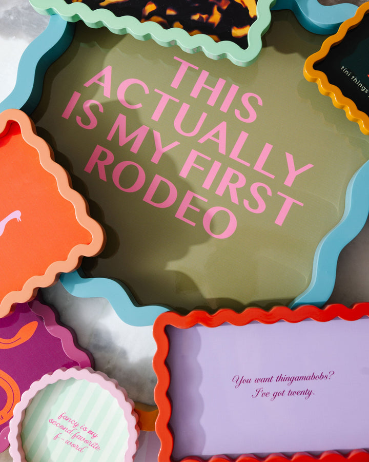 Rodeo Large  Lacquer Tray