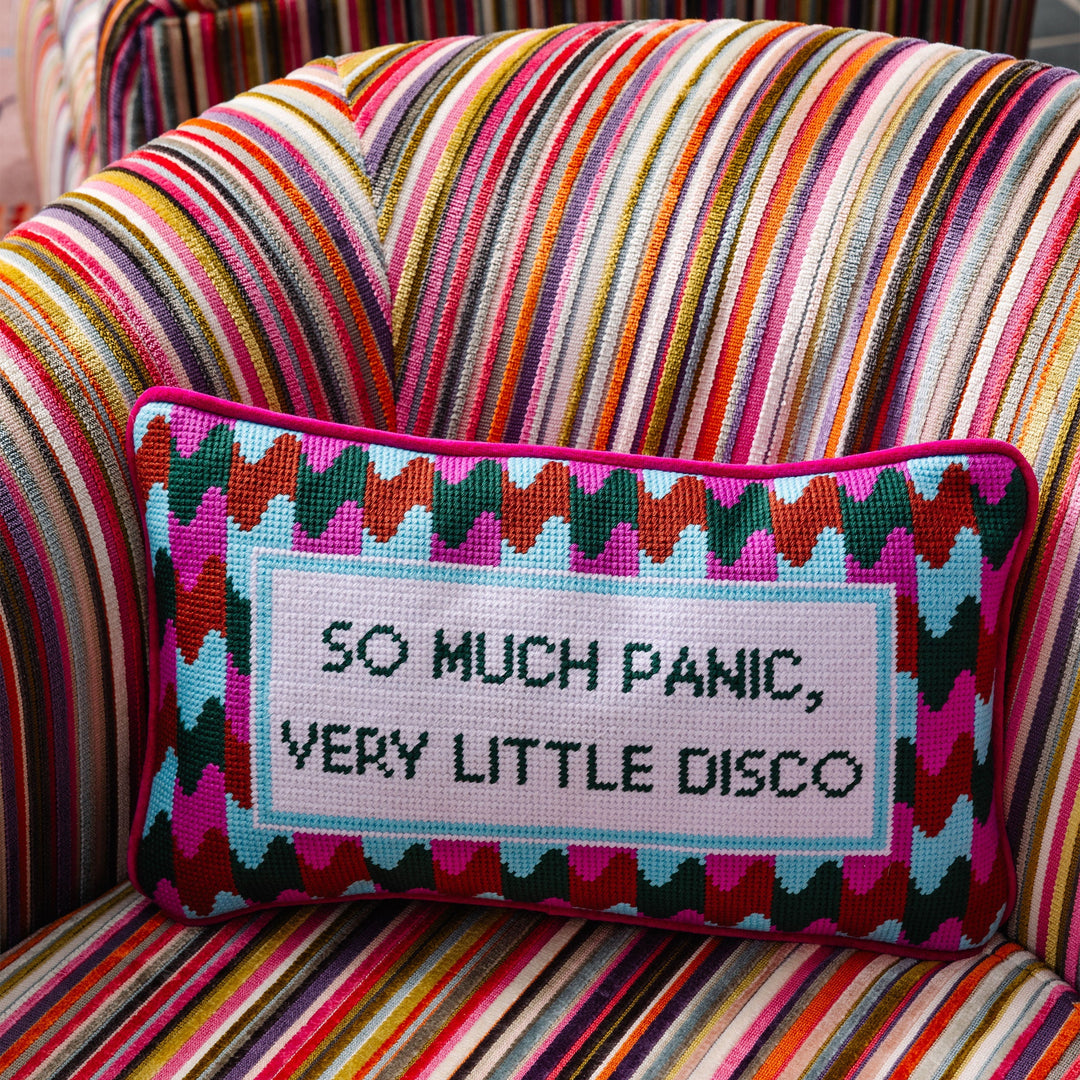 Panic at the Disco Needlepoint Pillow