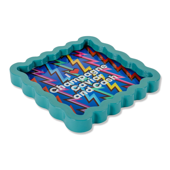 Champagne Caviar Lacquer Tray