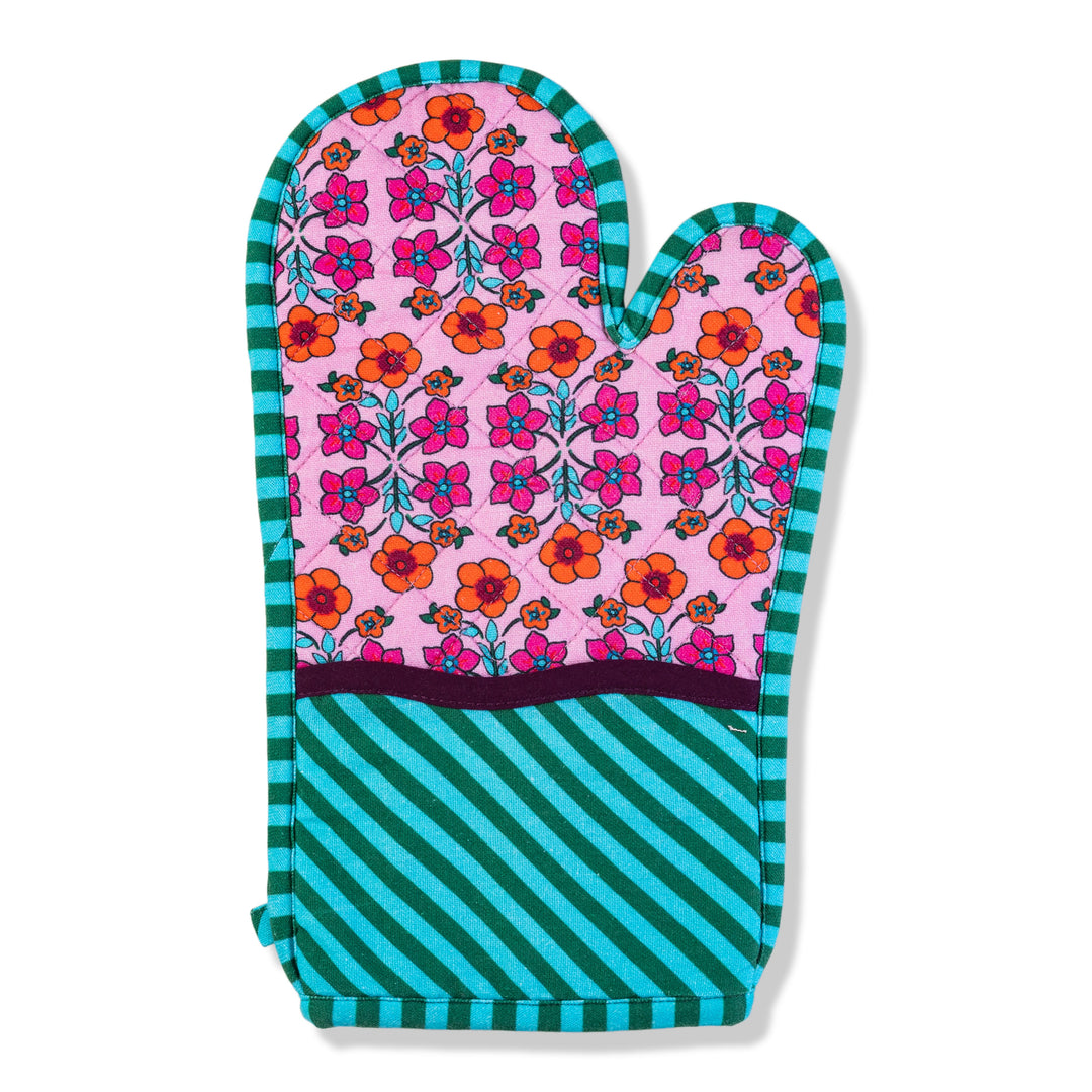 Light Pink Pot Holder & Oven Mitt