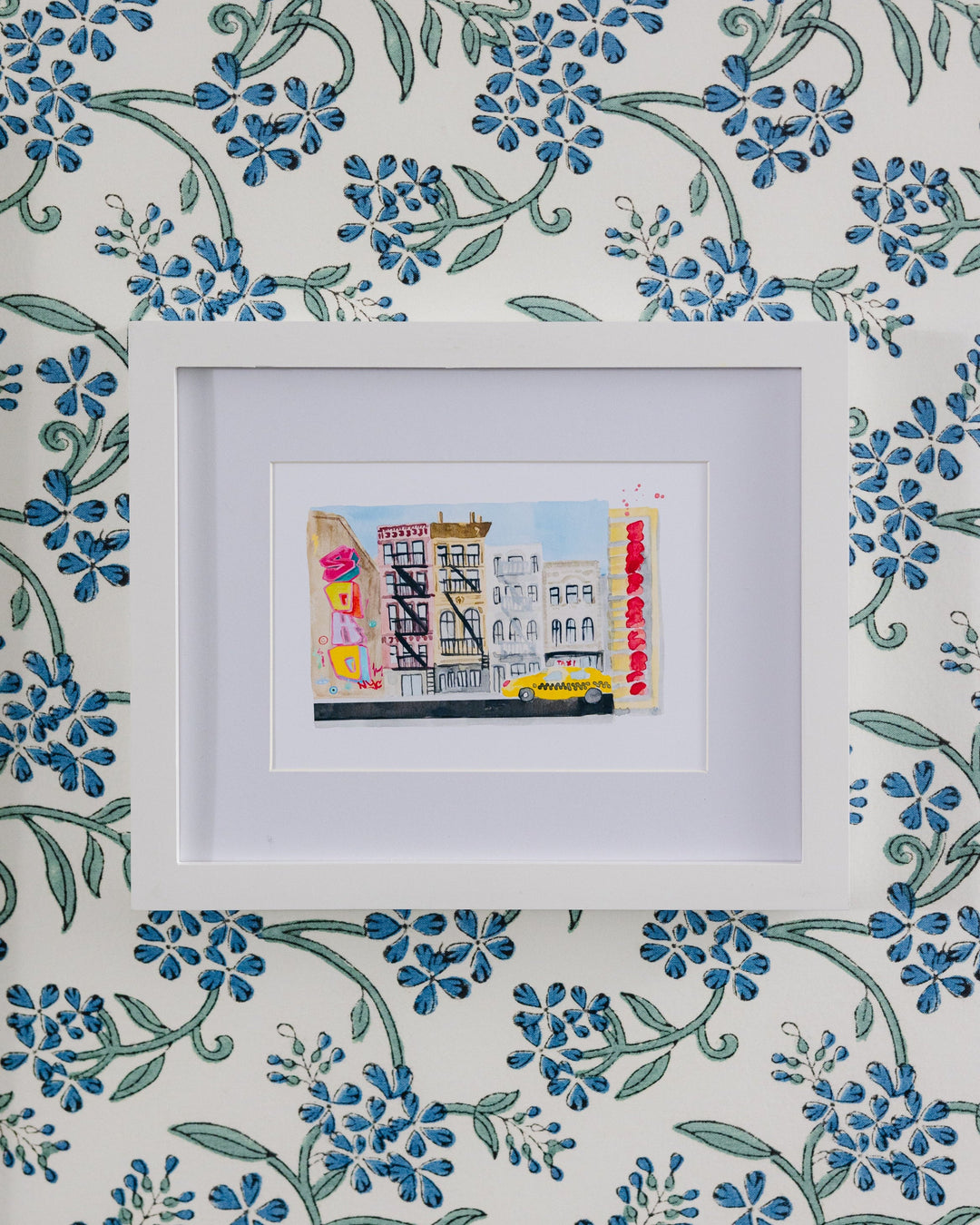 Soho Matchbook Art Print