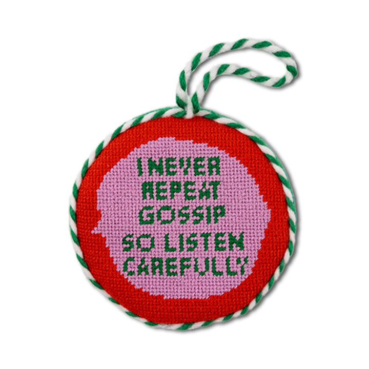 Needlepoint Ornament - Gossip