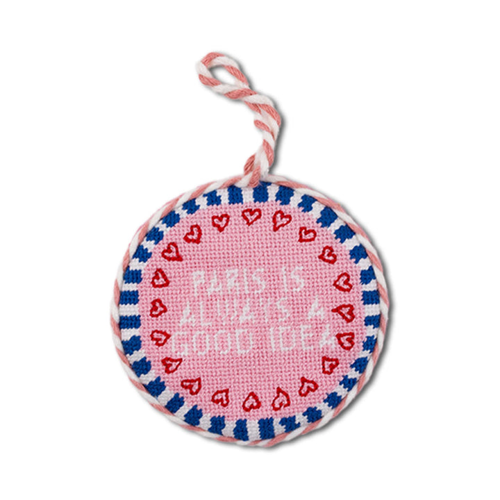 Needlepoint Ornament - Paris