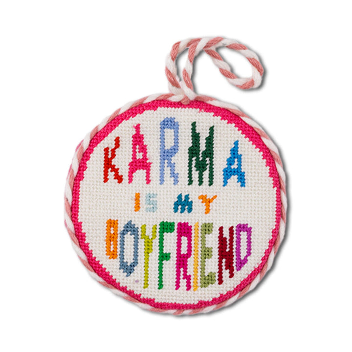 Needlepoint Ornament - Karma
