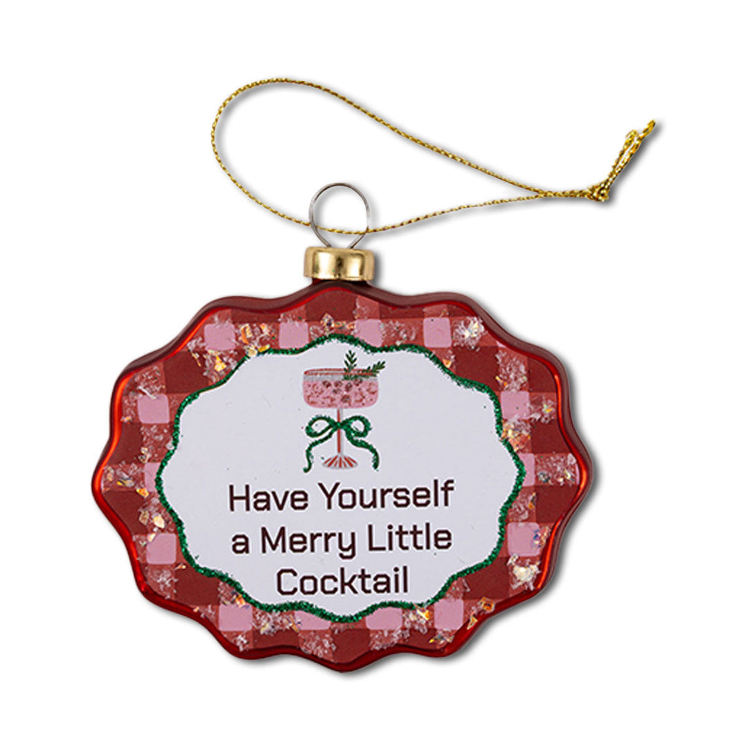 Scallop Ornament - Merry Little Cocktail