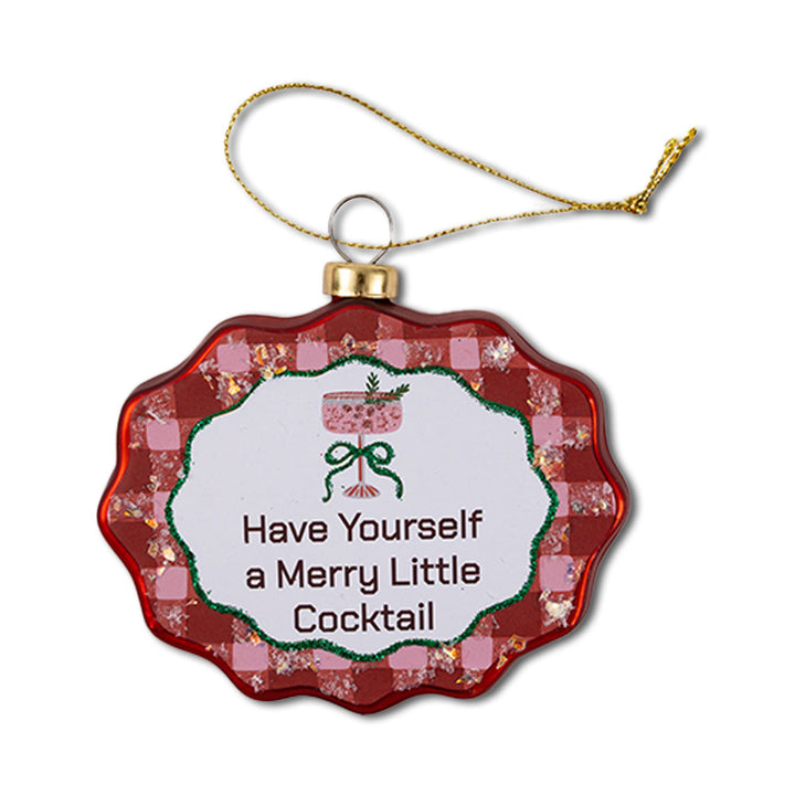 Scallop Ornament - Merry Little Cocktail