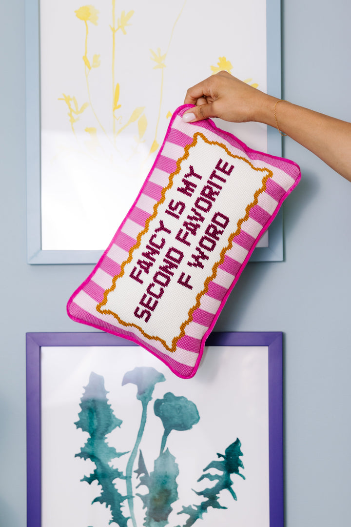 Fancy Needlepoint Pillow