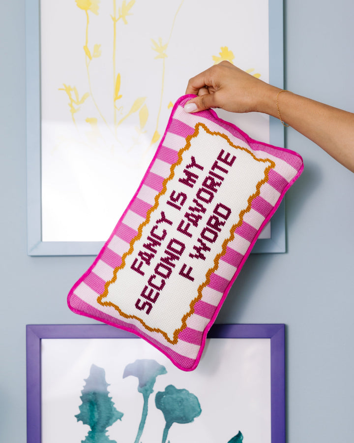 Fancy Needlepoint Pillow