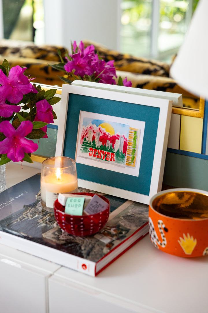 Denver Matchbook Art Print