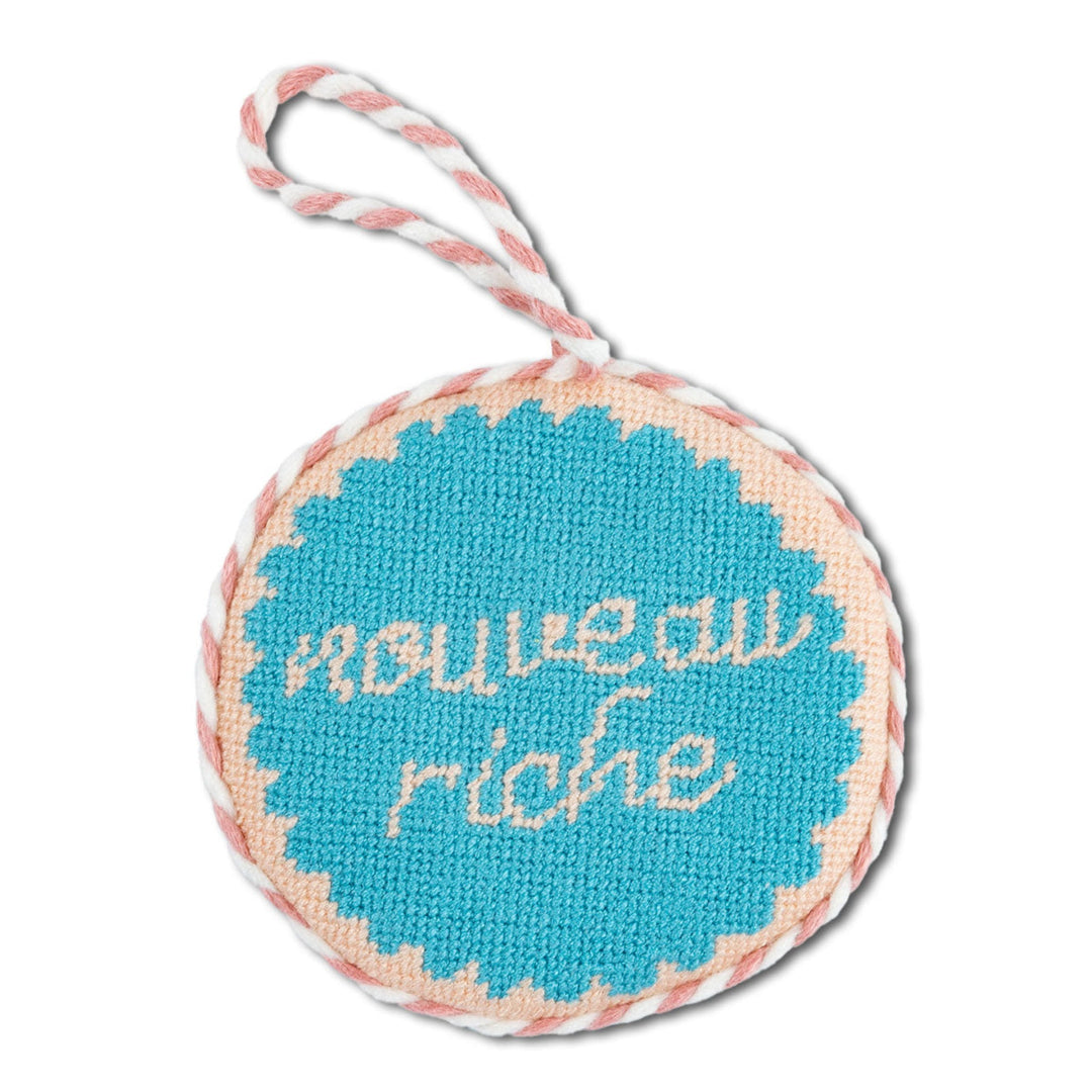 Needlepoint Ornament - Nouveau Riche