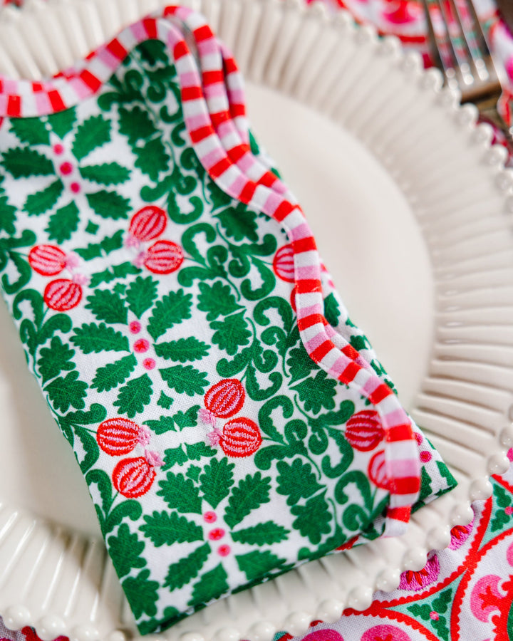 Pomegranate Napkins S/4