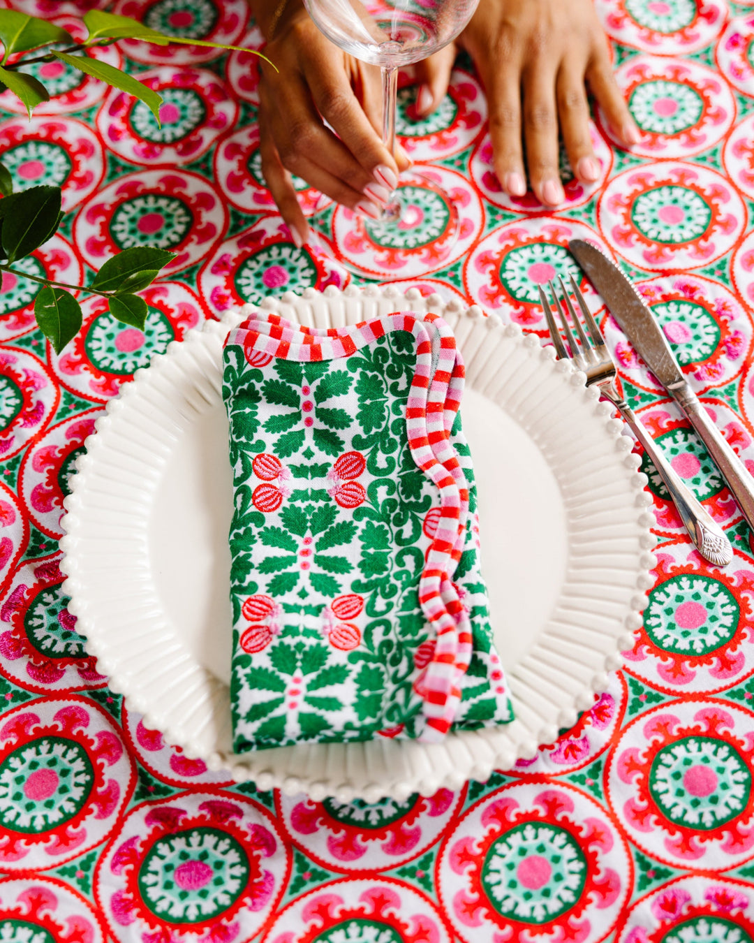 Pomegranate Napkins S/4