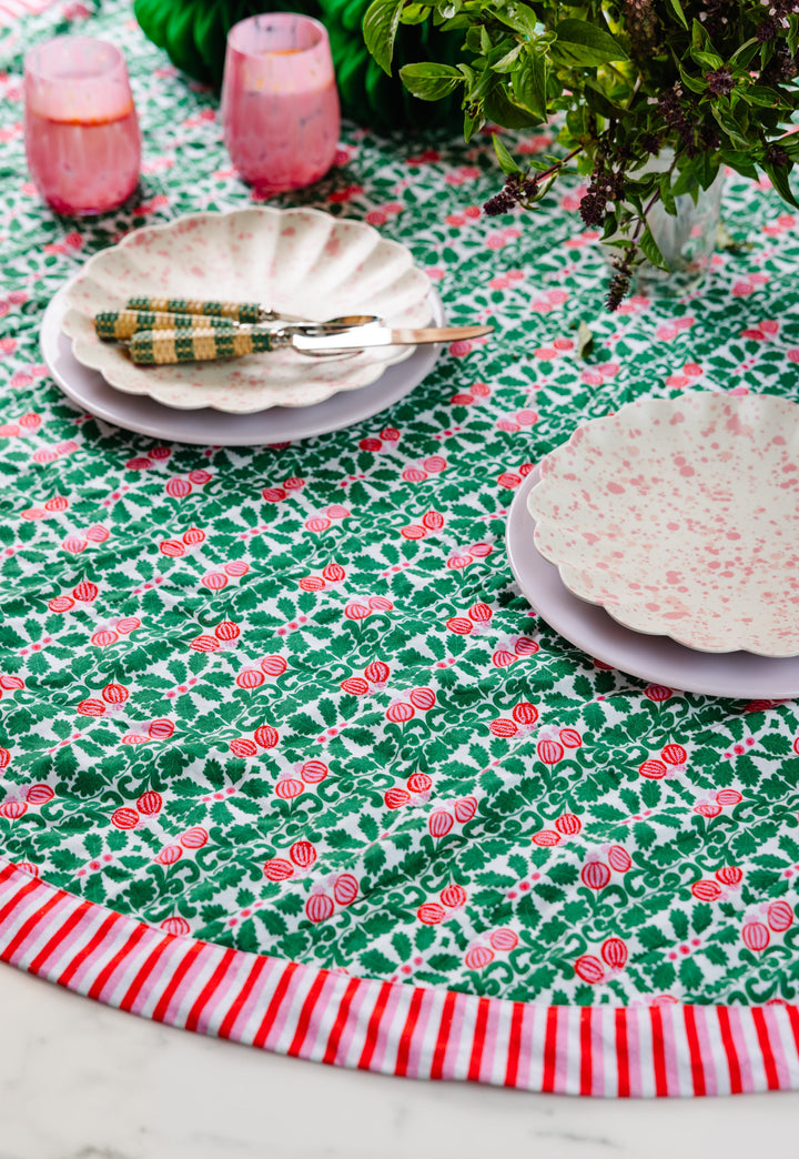 Pomegranate Round Tablecloth