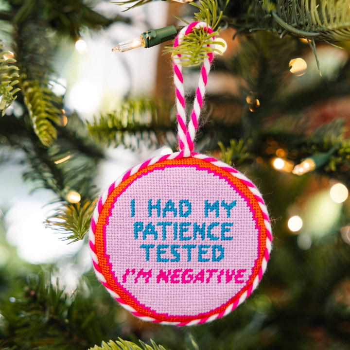 Needlepoint Ornament - Patience