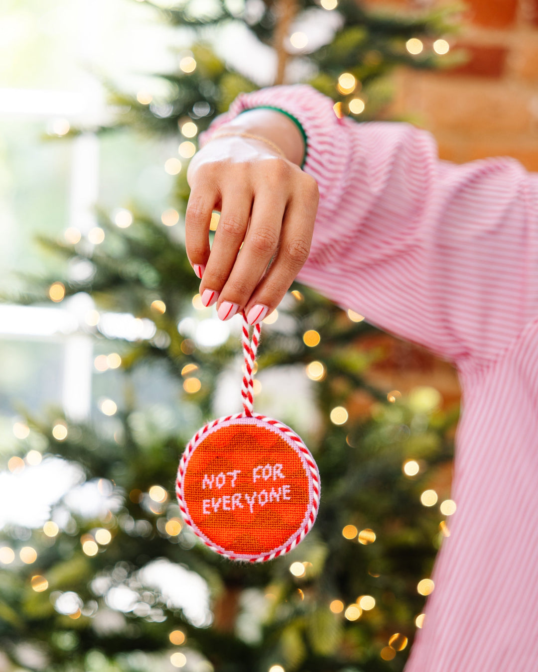 Needlepoint Ornament - Not For Everyone