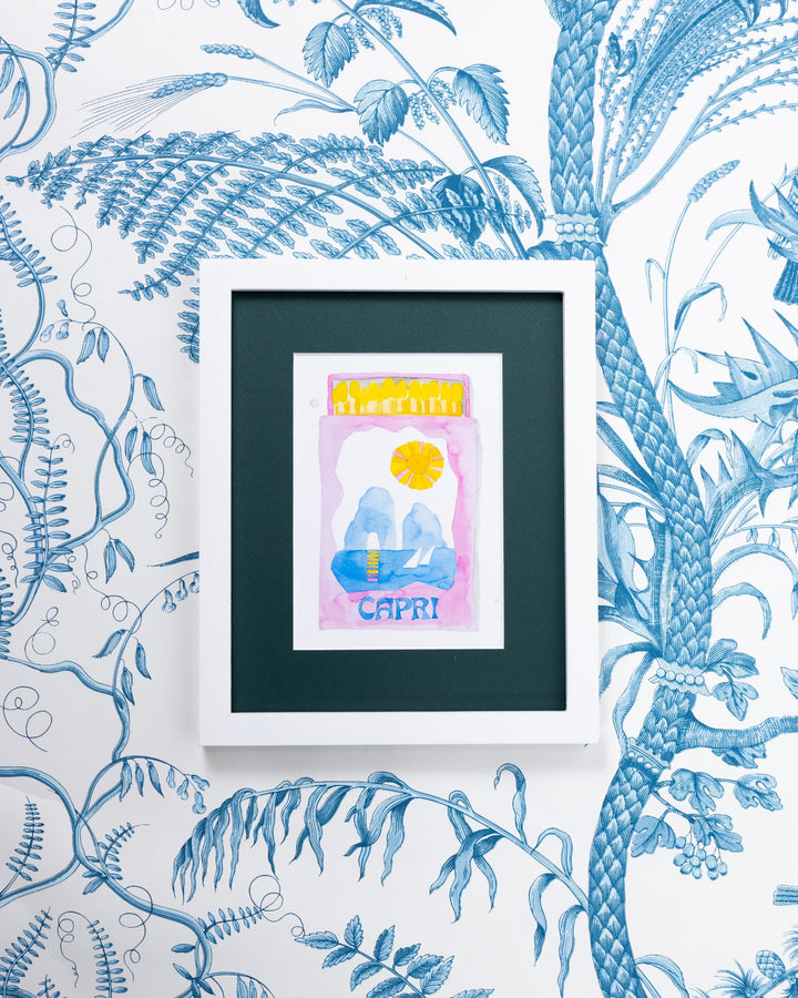 Capri Matchbook Art Print