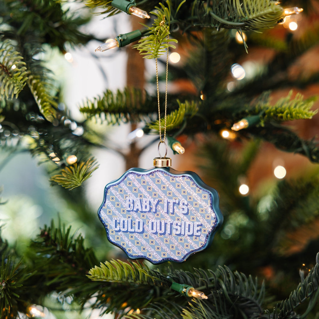 Scallop Ornament - Baby It's Cold Outside