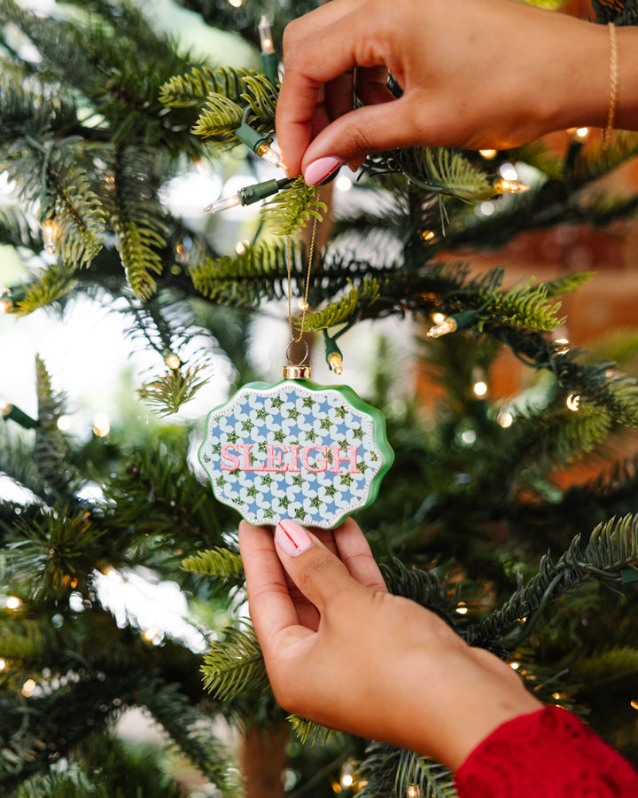 Scallop Ornament - Sleigh