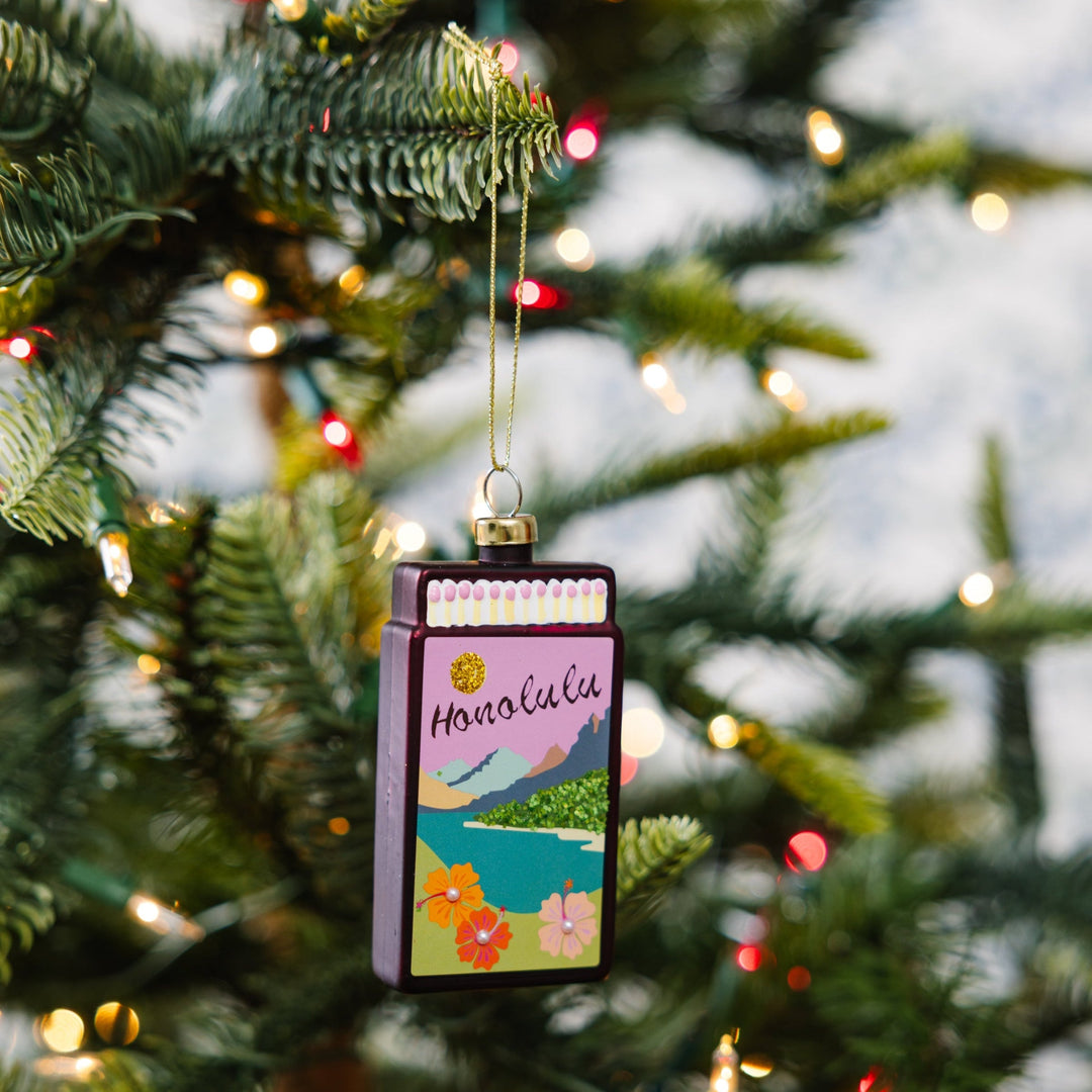 Matchbook Ornament - Honolulu
