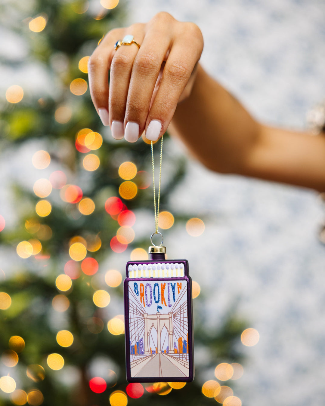 Matchbook Ornament - Brooklyn