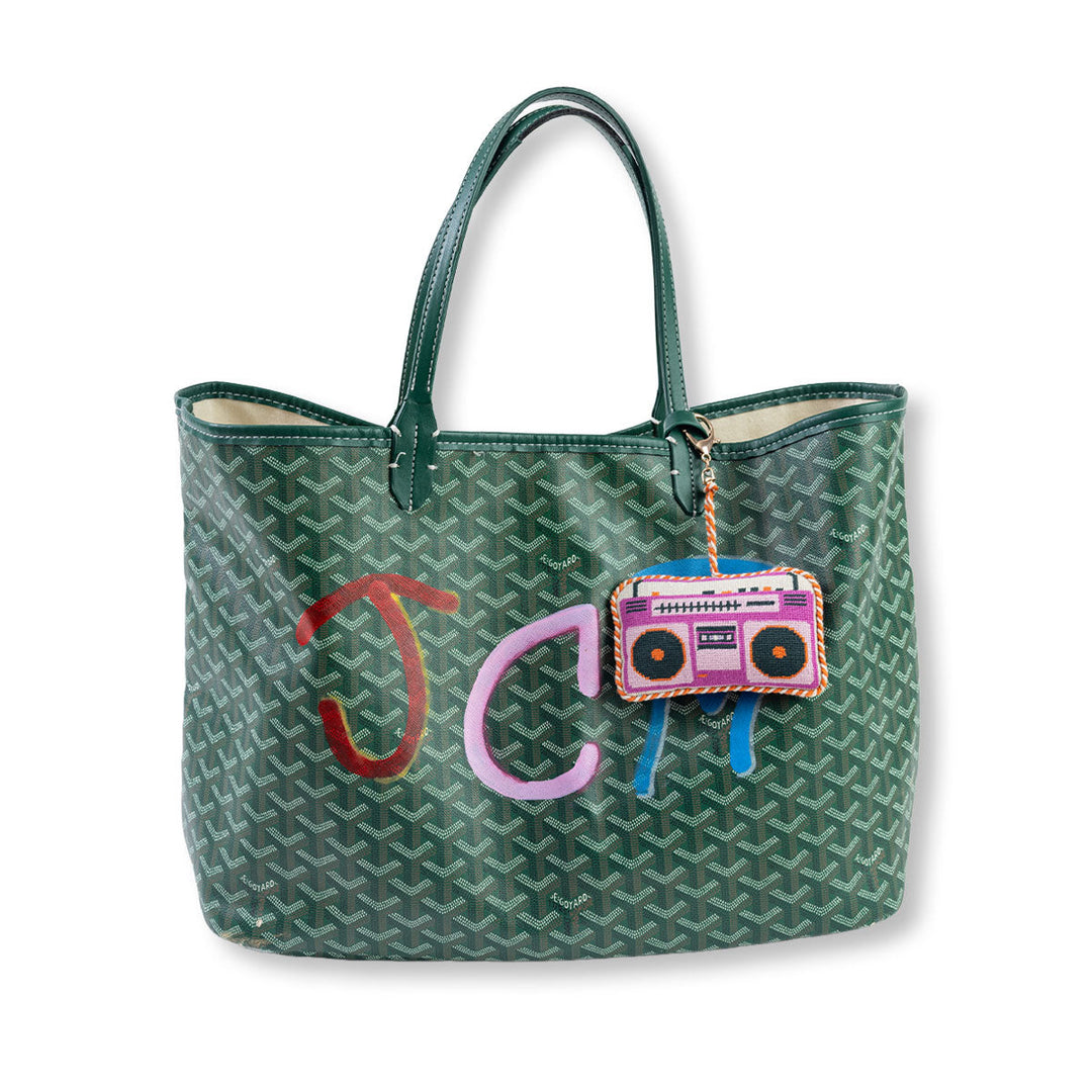 Pink Boombox- Bag Charm