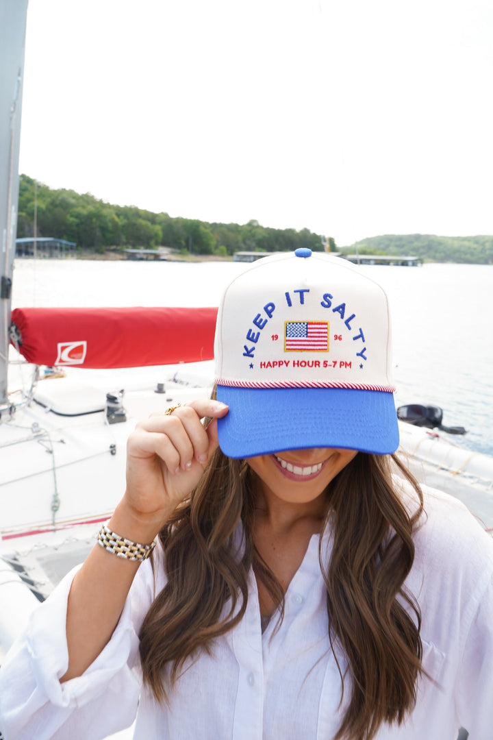 Keep it Salty - Royal Blue Vintage Trucker Hat