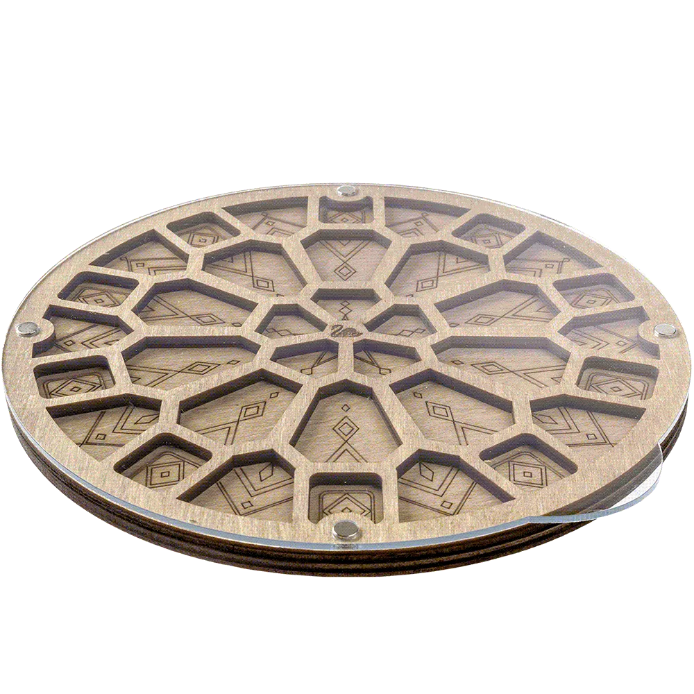 Bead organizer with transparent cover FLZB-094