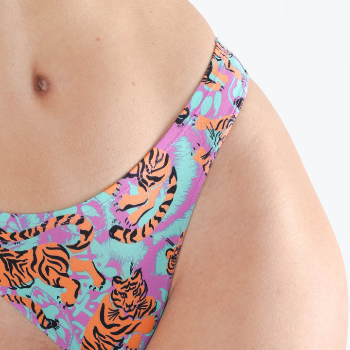 The Go Get 'Em | Abstract Tigers MicroModal Thong