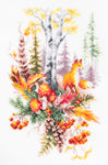 Autumn Forest Spirit Counted Cross Stitch Kit by Magic Needle 250-698