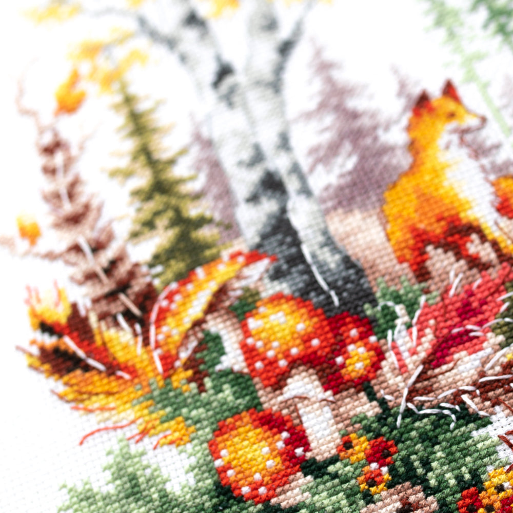 Autumn Forest Spirit Counted Cross Stitch Kit by Magic Needle 250-698