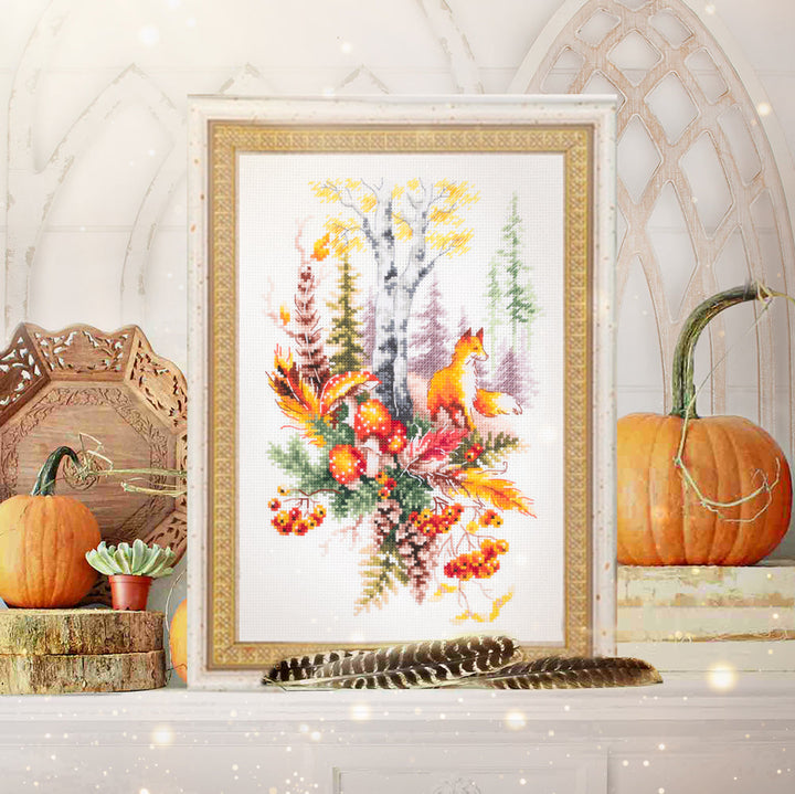 Autumn Forest Spirit Counted Cross Stitch Kit by Magic Needle 250-698