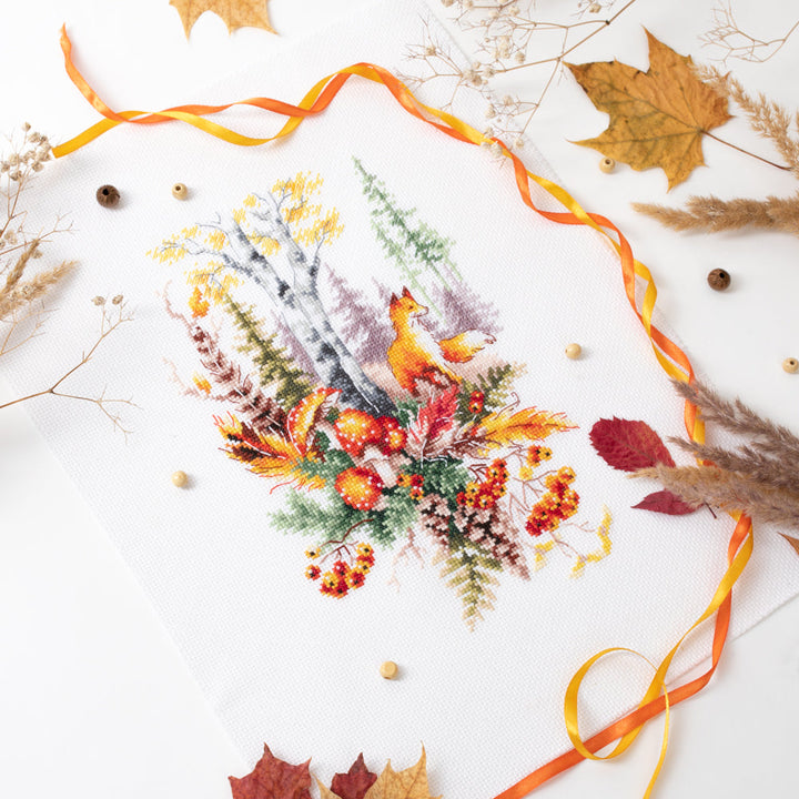 Autumn Forest Spirit Counted Cross Stitch Kit by Magic Needle 250-698